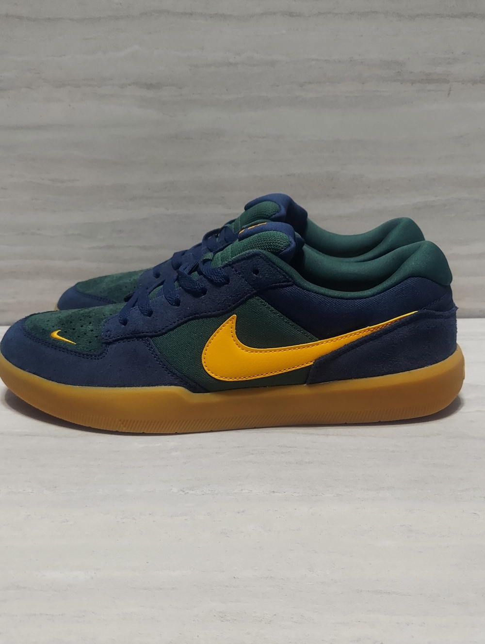 Nike SB Force 58 Midnight Navy Gum Light Brown DV5477-402